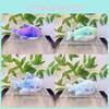 Adorable Rainbow Shark Plush Toy Cute Stuffed Animal Keychain Bag Charm For Kids