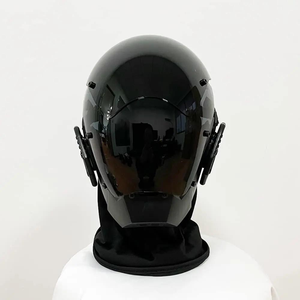 JAUPTO Cyberpunk Mask играет в косплее Робокопа будущего, футуристическая крутая стандартная модель научной фантастики для вечеринки на Хэллоуин
