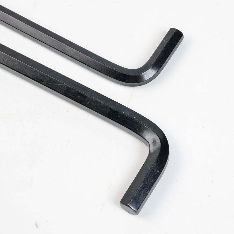 Набор шестигранных ключей, комплект, ярко-черный, сферический, удлиненный/средней длины, шестигранный ключ, 9 штук, общая комбинация