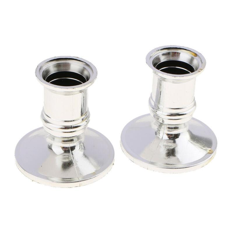 Standard Candle Holder Candlestick Silver Table Top Home Decoration Centerpiece