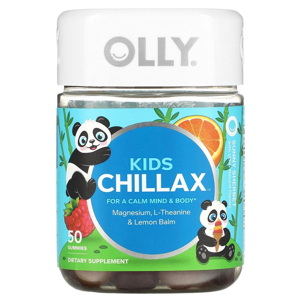 OLLY Kids Chillax, Sunny Sherbet, 50 Gummies