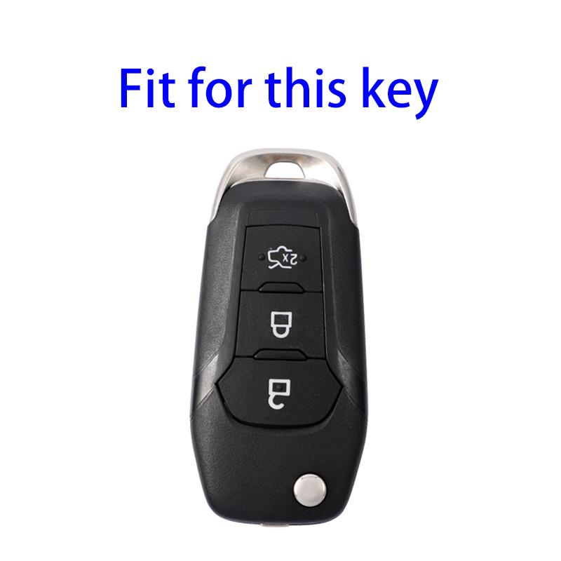 Модный чехол для дистанционного ключа из ТПУ для Ford Fusion Fiesta Mondeo Ecosport Kuga Escort Everest Ranger F150, аксессуары