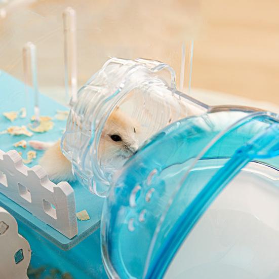 Ванная комната для хомяка Удобная эффективная пластиковая внешняя ванная комната для хомяка для домашних животных для дома