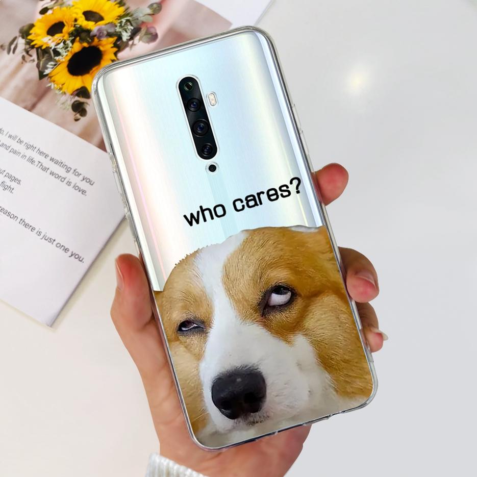 Чехол для Oppo Reno 2 2F 2Z Роскошный Расписной Чехол Прозрачный Силиконовый Чехол для Телефона Для Oppo Reno2 F Reno 2Z Reno2 Reno2F Reno2Z Мягкие Чехлы