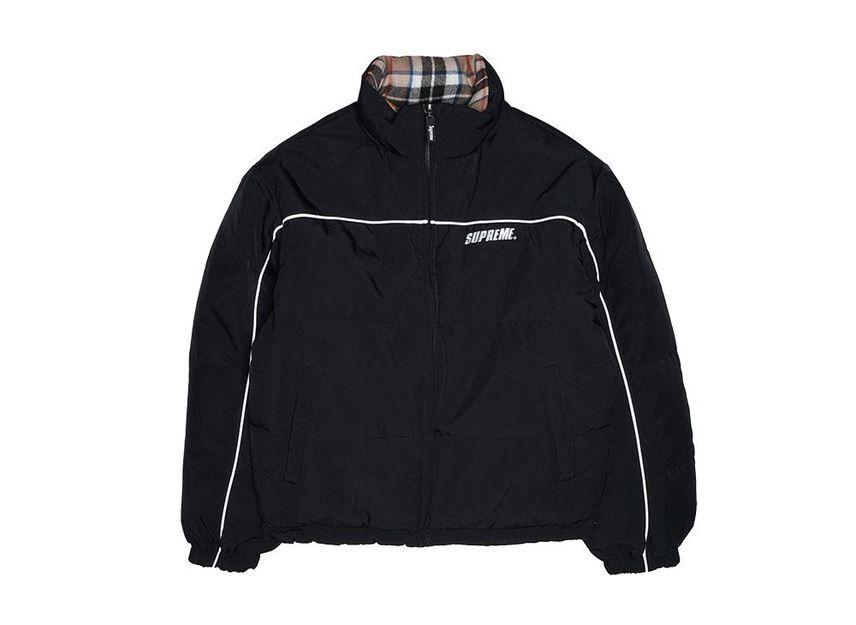 Supreme Reversible Puffer Jacket Black