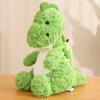 Sitting Flower Brush Dragon Plush Toy Children'S Gift Living Room Green Dinosaur Rag Doll Throw Pillow Doll