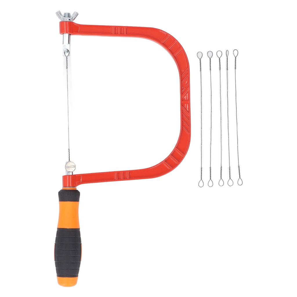 Пила для резки металла 6 дюймов U-образная многофункциональная алюминиевая сплавная пила для резьбы по дереву с 5 лезвиями для