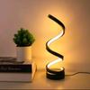 Dimmable LED Spiral Table Lamp Finesse Decor Night Light USB Plug In 3 Color Bedside Lamps Desk Light Efficient Lighting Cute Light Lamp