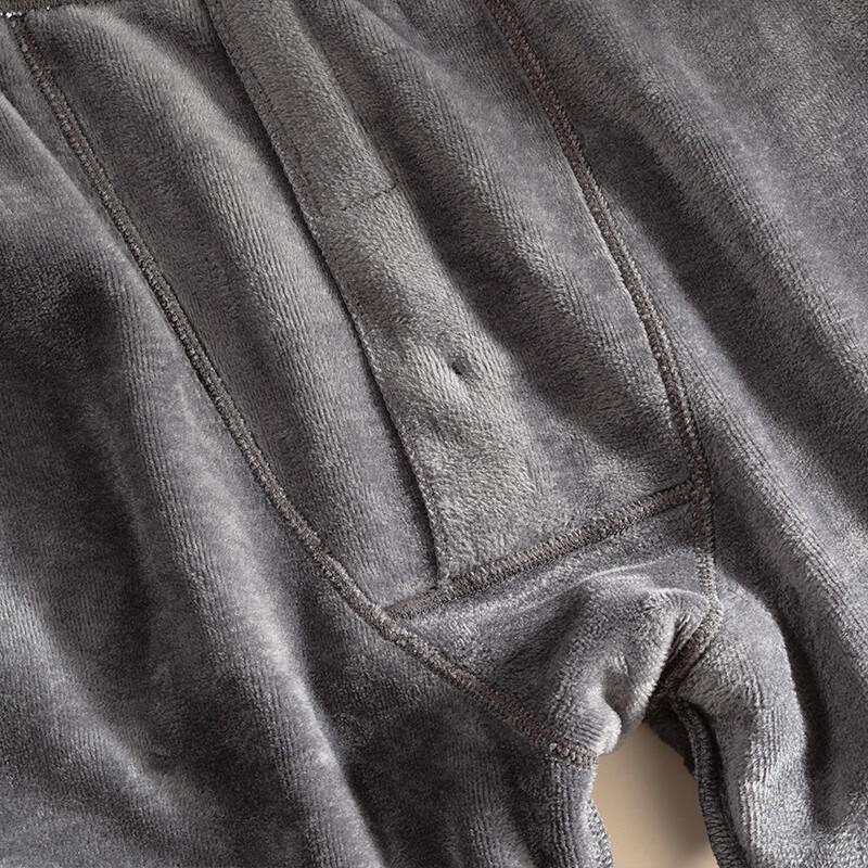 Мужские утепленные термобрюки с высокой талией и поддержкой коленей