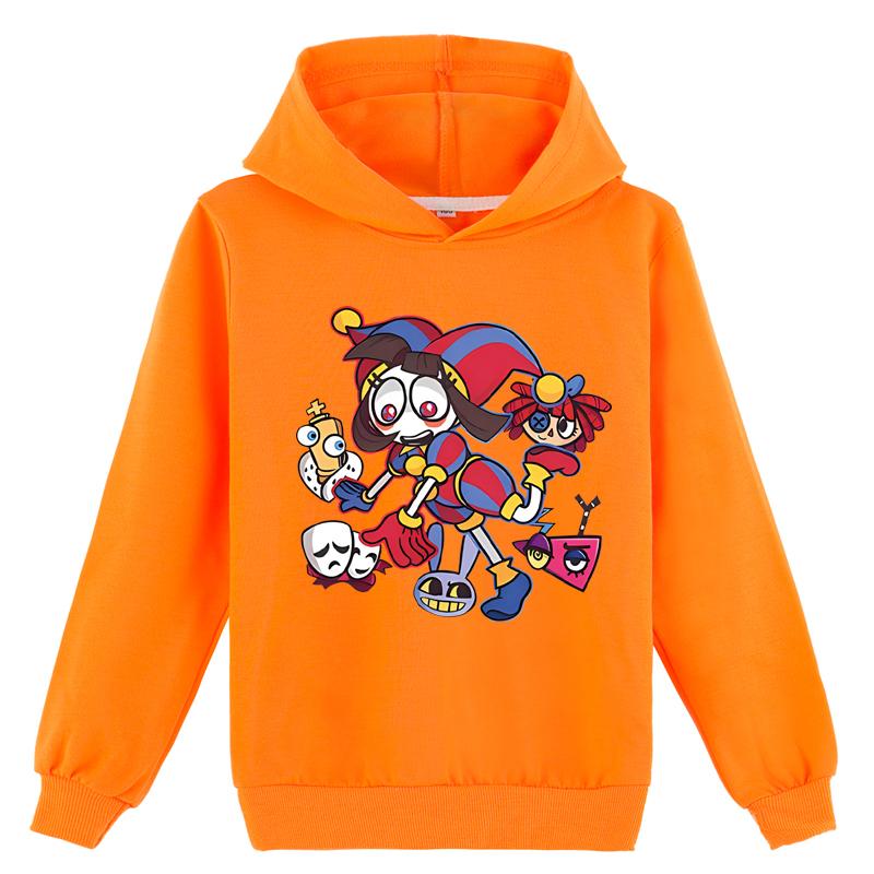 Детская 3D толстовка с капюшоном THE AMAZING DIGITAL CIRCUS свитер для детей