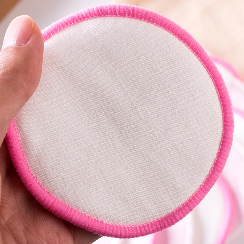 16pcs Round Reusable Cotton Pads Washable Facial Make Up Remover Wipe Pads