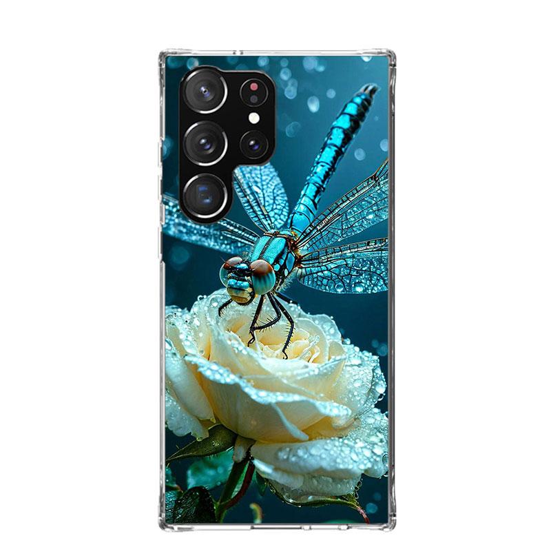 Beautiful Dragonfly Enthusiasts Phone Case For Samsung Galaxy S26 S25 Edge S24 S23 FE S22 Ultra S21 Plus S20 + Fundas Cover Coqu