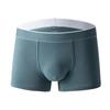 Summer Sexy Underwear Modal Elastic Men's Boxer Briefs Solid Color Underwear Silk Mid-Rise Boxer Swimming Boxer Briefs