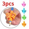 3Pcs Two Finger Grip Silicone Baby Learn Writing Tool Writing Pen Writing Correction Device