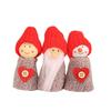 Веселого Рождества Санта-Клаус кукла игрушка шишка елочные украшения подарок 3 шт. лот