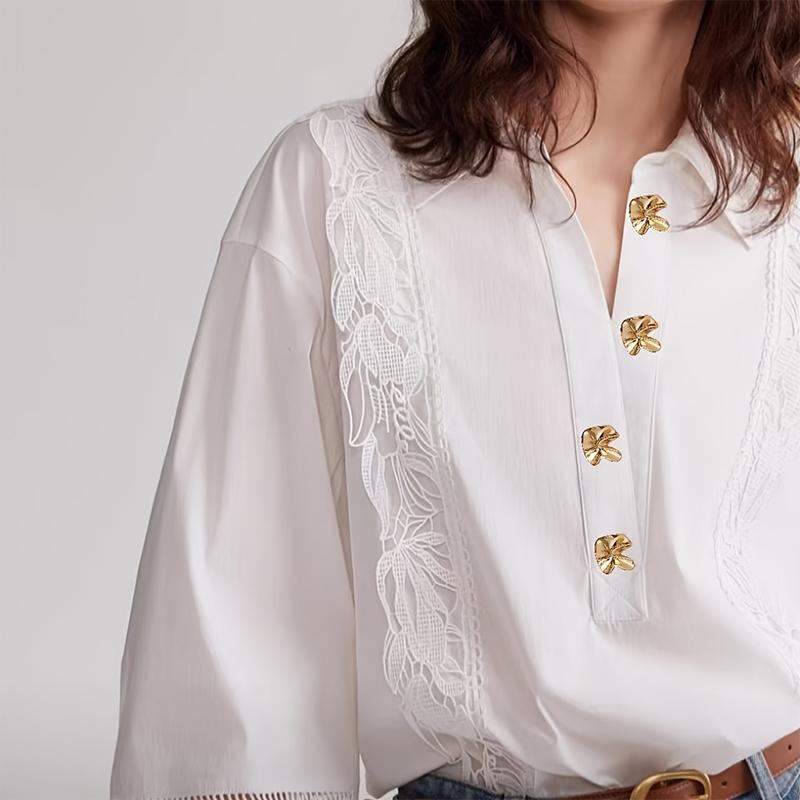 6PCS Decorative Button Irregular Button 17/24MM Fashionable and Simple Clothing Accessories