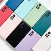 New Matte Silicone Square Soft Phone Case For Xiaomi Redmi Note 11 10 11s 10s 9 9s 9T 9A 9C 8 8A 8T 7 Mi 11T 10T 11 Lite Camera Protective Back Covers