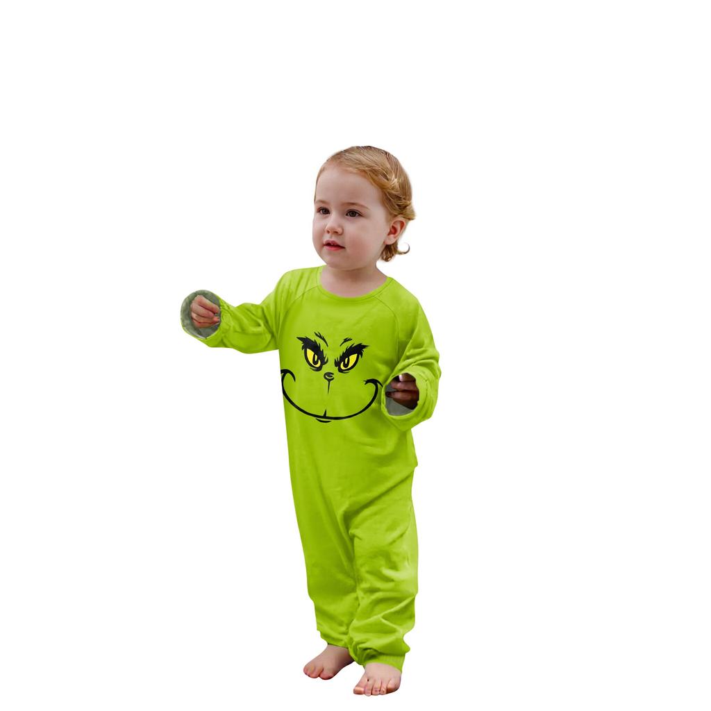 Комплект из топа и брюк с рождественскими принтами для всей семьи Одинаковые комплекты для всей семьи