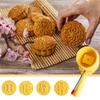 Hand Pressed Ice Skin Mooncakes Mold Chocolate Moulds Flexible ABS Plastics Pastries Dessert Mold for Baking Enthusiasts