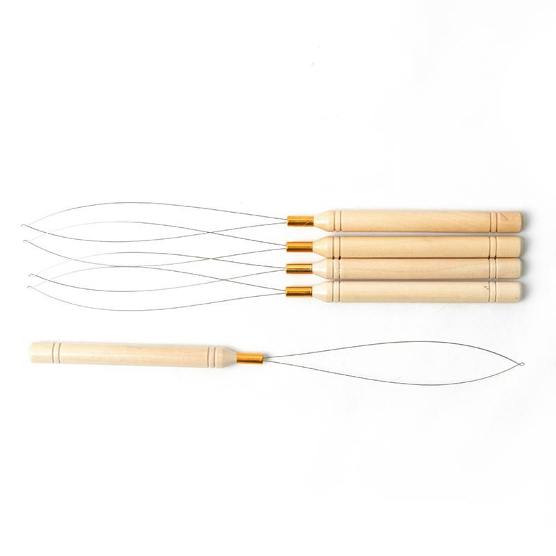 Hair Extension Tool Kit includes extension pliers crochet hook bead stringer and nano ring for making styling accessories