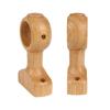 1 Piece Timber Curtain Rod Brackets Curtain Rod Brackets Timber Curtain Rod Brackets for 1-2/5 Inch Rods Timber