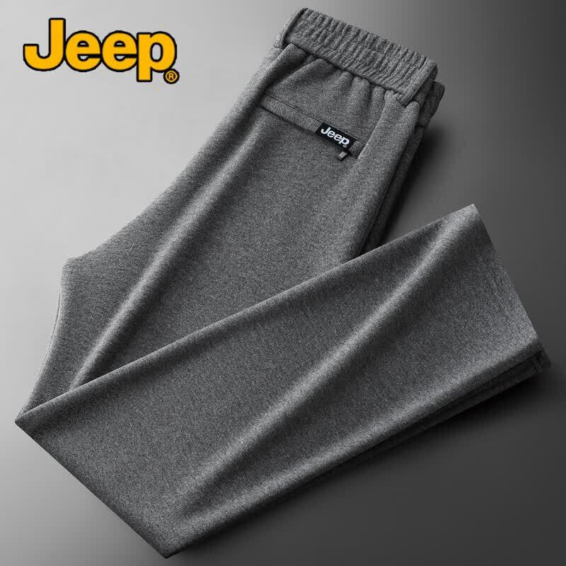 Jeep Мужские повседневные брюки со стрелками из смесовой шелковой ткани