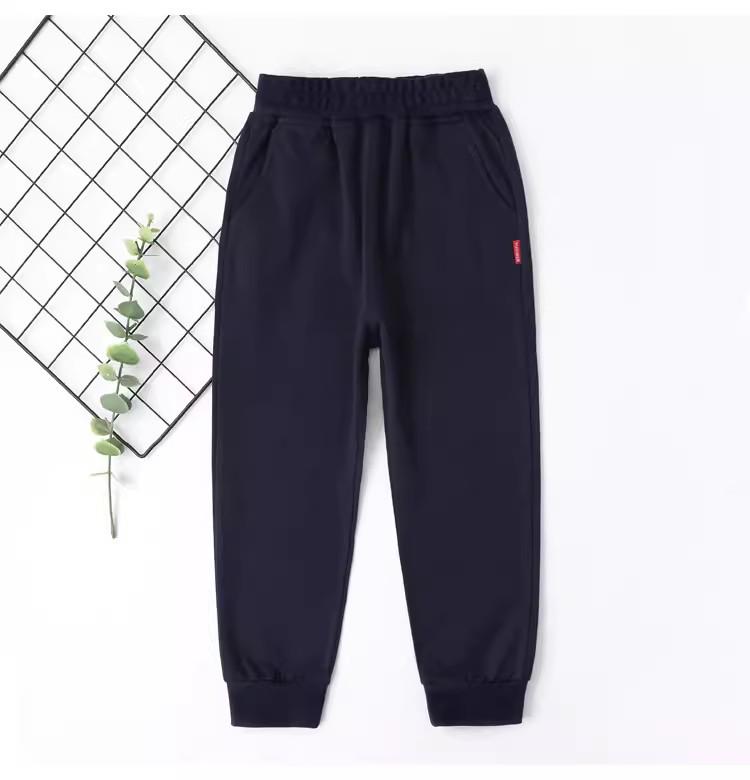 Thickened Velvet Children's Sweatpants: Boys' Sports & Girls' Cotton Trousers for Autumn/Winter, Sizes for Middle & Large Kids