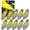 10 шт. Светодиодные лампы-торшеры C5W 31/36/39/41 мм Canbus 12 В 3014SMD 6500K Белый Цвет Для Салона Автомобиля, Купола, Чтения, Багажника, Номерного Знака