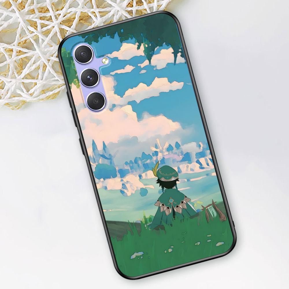 Barbatos Genshin Impact Case for Samsung Galaxy A51 A53 A54 A31 A52 A12 A13 A21s A22 A32 A11 A22 A33 A41 A52s TPU Phone Cover