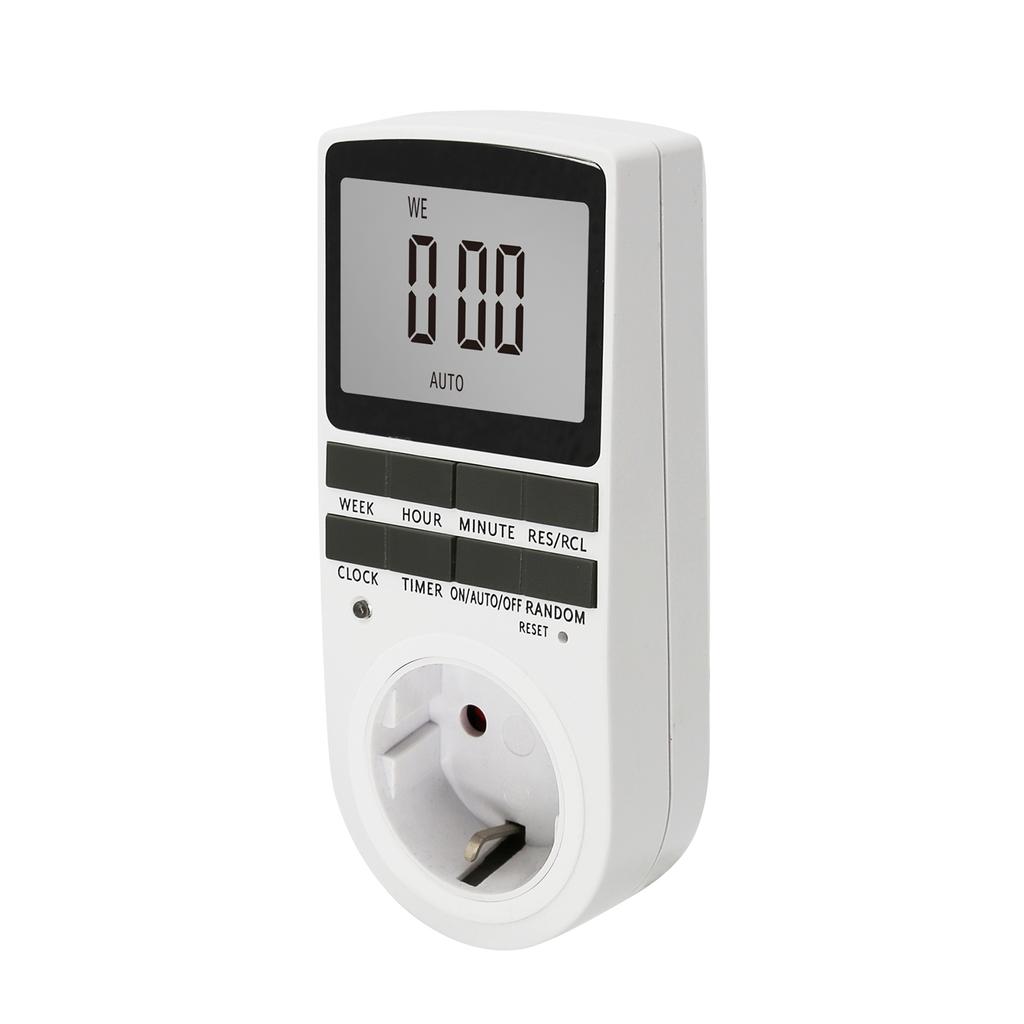 Цифровой таймер, гнездо цифрового электронного таймера, ЖК-дисплей, подключаемый модуль, программируемое время