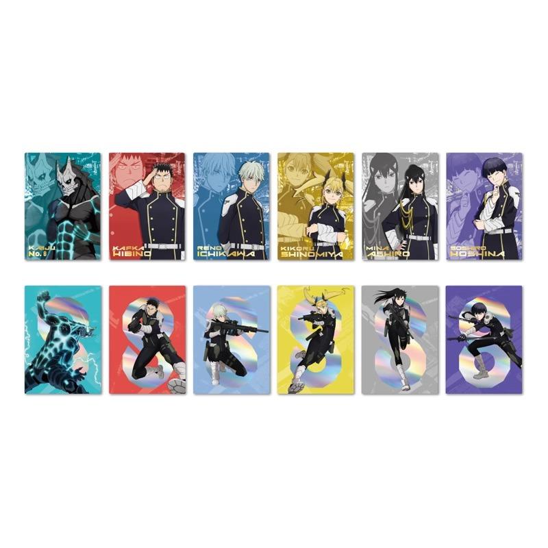 Genuine Kaiju No. 8 Hoshina Kafka and Kikoru Shindou Anime Collectible Cards Laser Mini Card Birthday Toy Gifts
