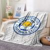Leicester City Football Club Flannel Blanket, High quality Comfortable for All Seasons, Home Decor, Warmth and Comfort