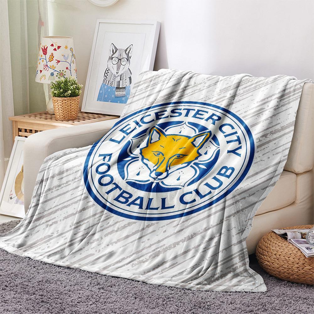 Leicester City Football Club Flannel Blanket, High quality Comfortable for All Seasons, Home Decor, Warmth and Comfort