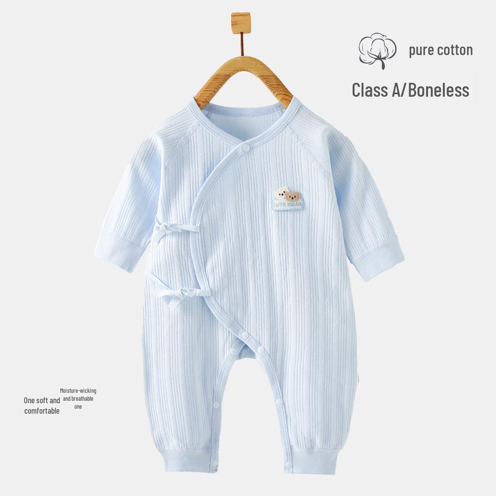 Весенний хлопковый ромпер для новорожденных - Боди с длинным рукавом для девочек