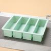 Ice Cube Non-sticky Tray Multi-purpose Flexible 4 Grids Long Silicone Ice Cube Pudding