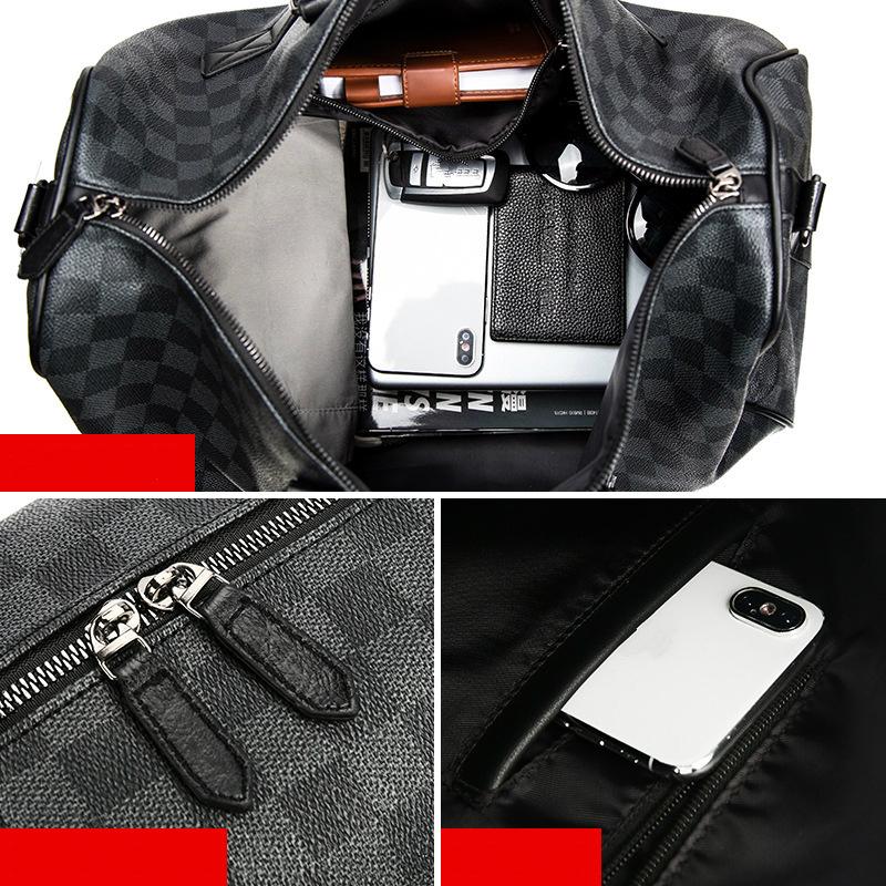 Large Capacity Men Handbags Pu Leather Big Travel Bag Luggage Shoulder Bags