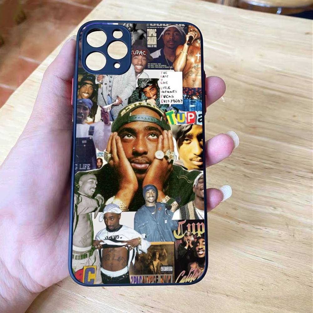 Рэпер 2Pac Певец Тупак Чехол Для iPhone X XS 11 12 13 14 15 16 pro MAX mini Чехол Для Телефона Матовый Ударопрочный