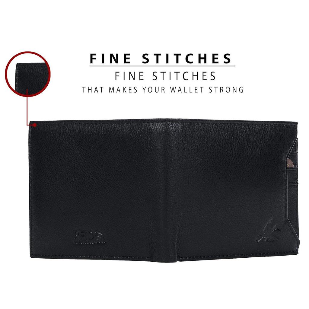 Черный мужской кошелек из натуральной кожи Maddison