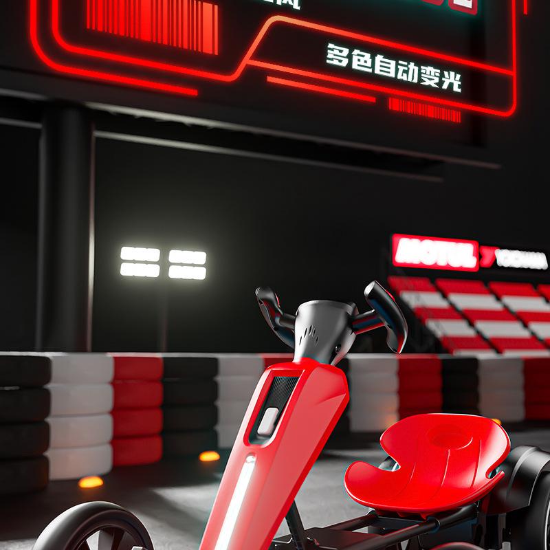 Складной детский электрический картинг - Машинка на радиоуправлении для мальчиков и девочек