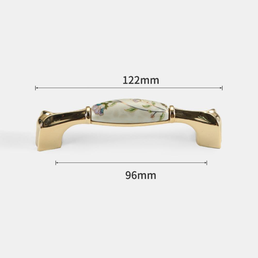 Цинк Цинк Цинковый сплав Европейский стиль Ручка для дверцы шкафа Легкая роскошь Роскошные ручки для шкафа Кухонный шкаф