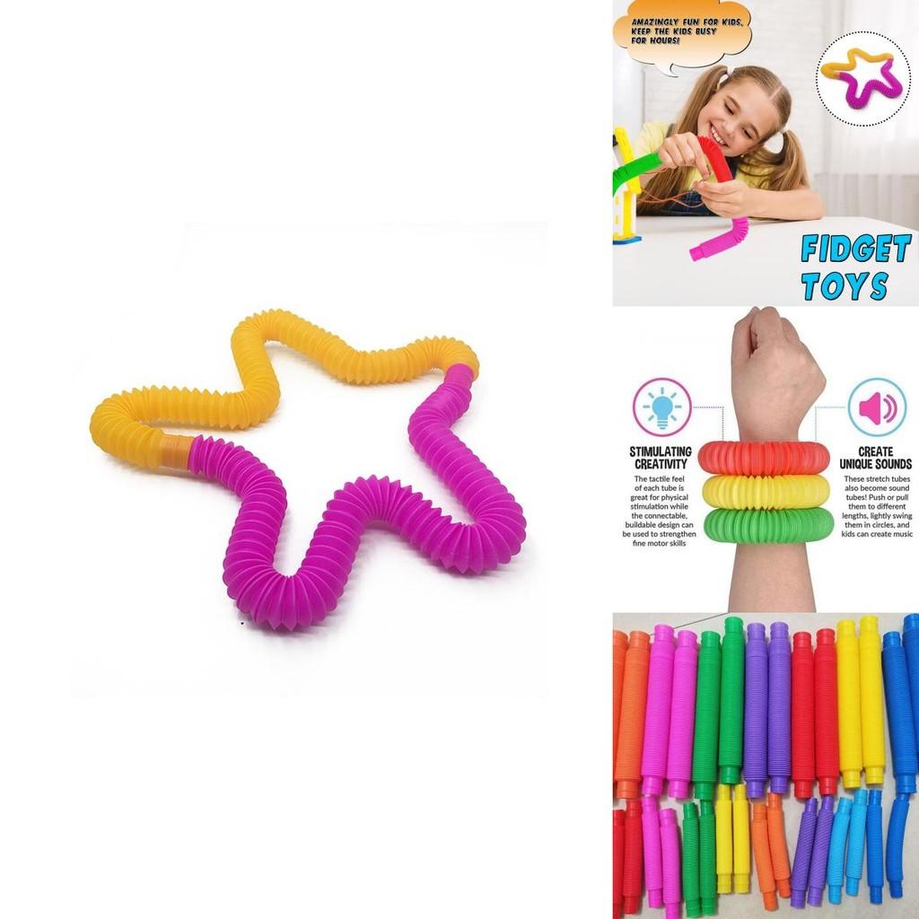 Развлекательные Сделай сам Поп-трубки Телескопические Меха Сенсорные Игрушки для Детей и Взрослых