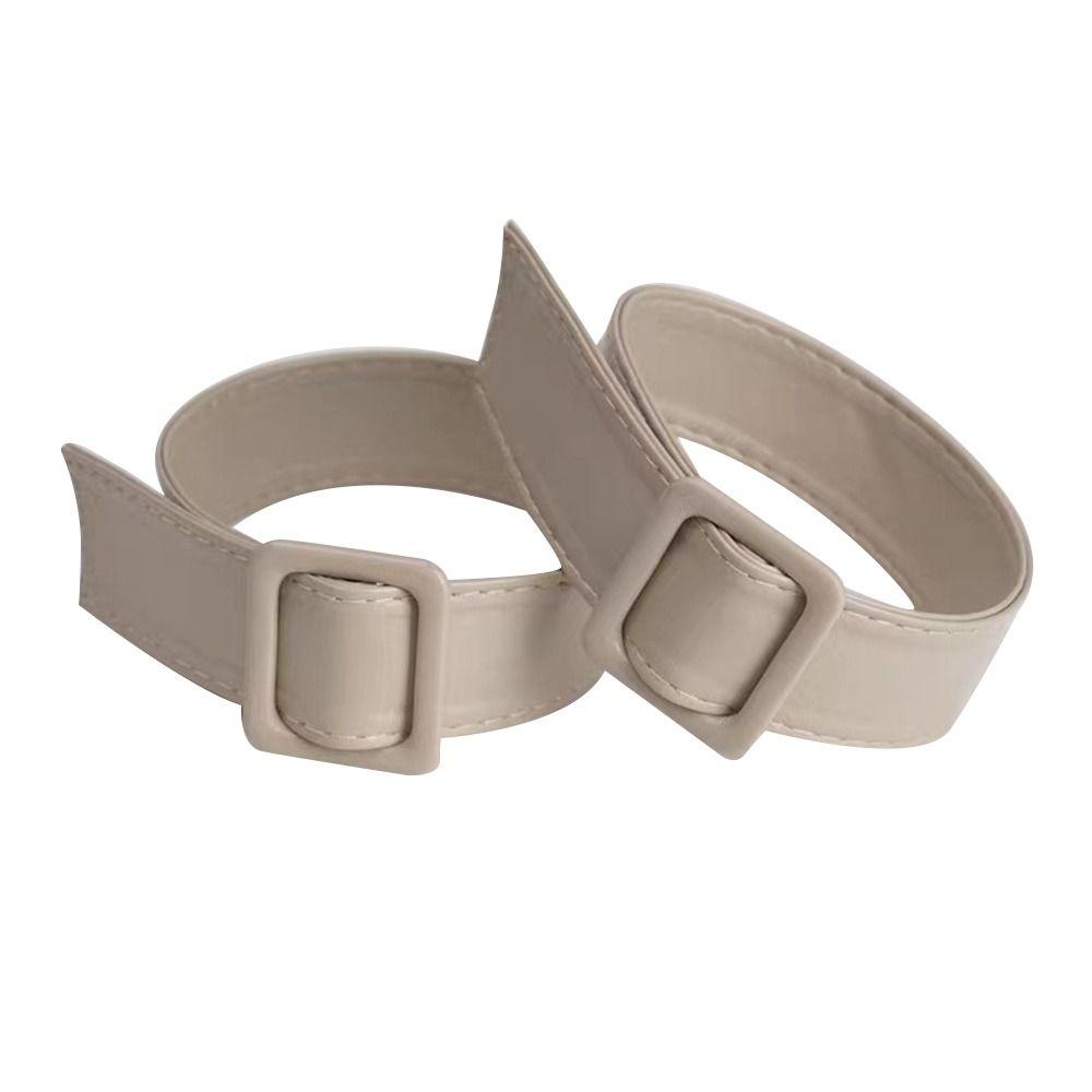 Искусственная кожа кожаные манжеты сменные регулируемые подвязки для рукавов новые манжеты ремешок пальто