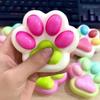 1 шт. мягкие липкие игрушки для снятия стресса, расслабляющие игрушки, сжимающие кошачьи лапки, декомпрессионные щипковые кошачьи лапки, игрушка с медленным отскоком из ПУ
