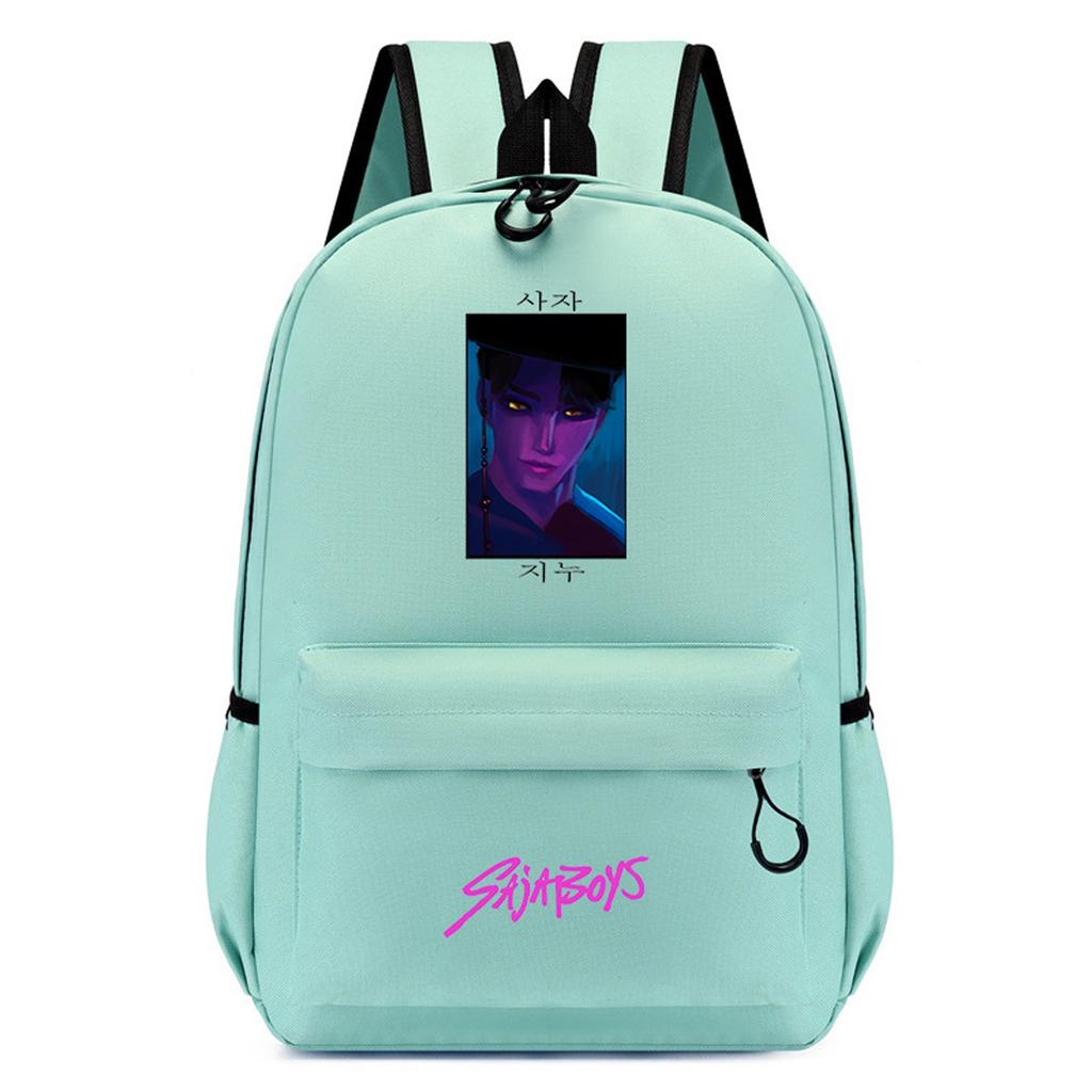 Features The Saja Boys Print, Inspired By The Witch Hunters, With , Kid-friendly Action Illustrations Of The Characters