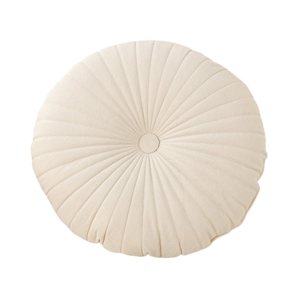 Круглая подушка-тыква 40 см, подушка с пуговицами, однотонная, для дрейфующего окна, татами, утолщенная подушка для стула