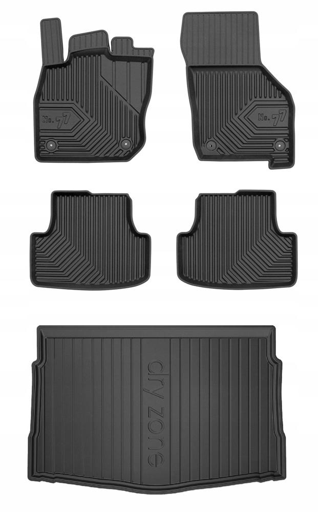 Set 77 Floor Mats And Mat Vw Golf 8 Hatchback From 2019-D