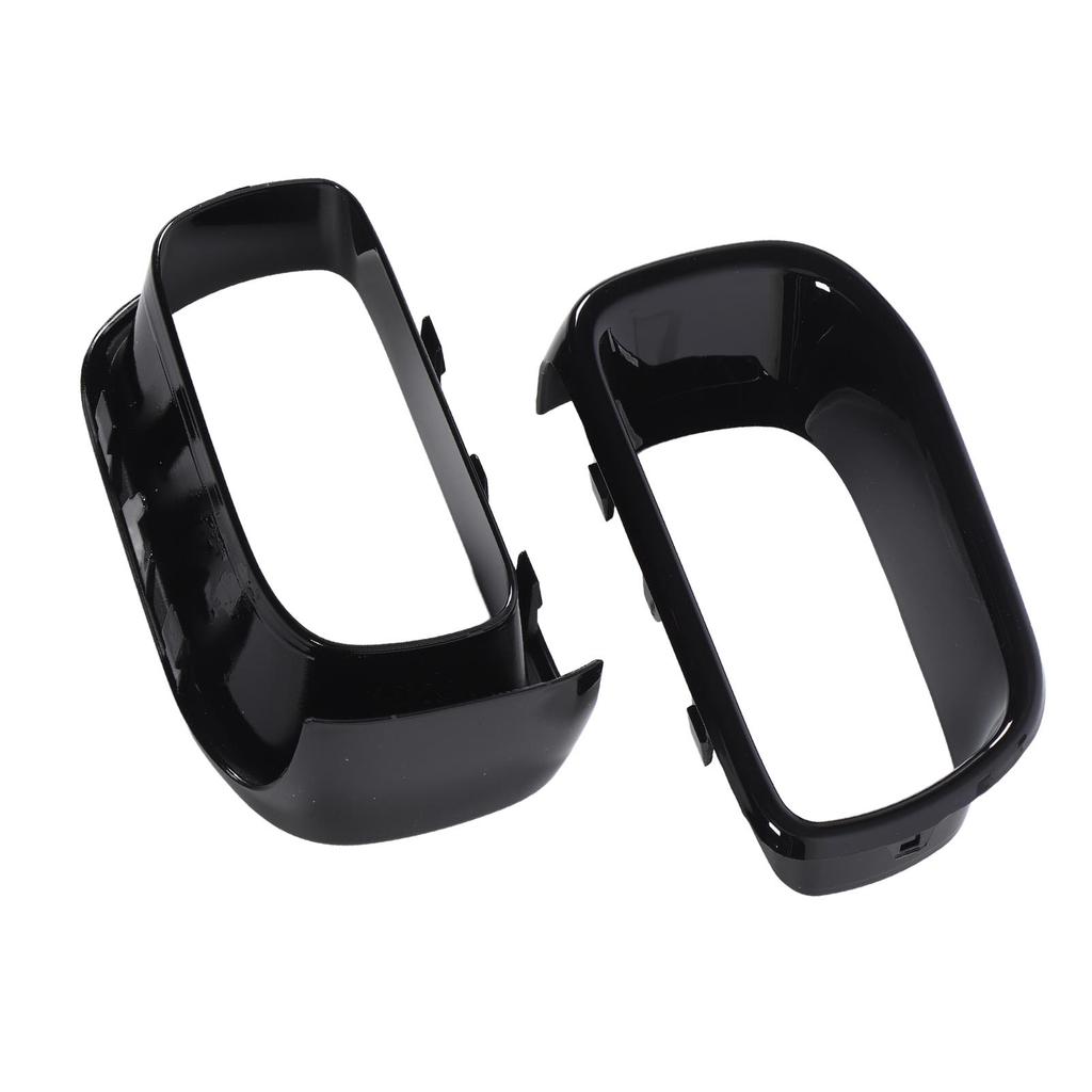 2pcs Gloss Black Front Bumper Air Duct Brake Vent Cover Trim Replacement for S F55 F56 F57 2014 2021