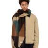Velsey Oversized Plaid Muffler [BROWN]