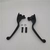 Пара левых и правых черных алюминиевых рычагов тормоза и сцепления для мотоцикла/скутера