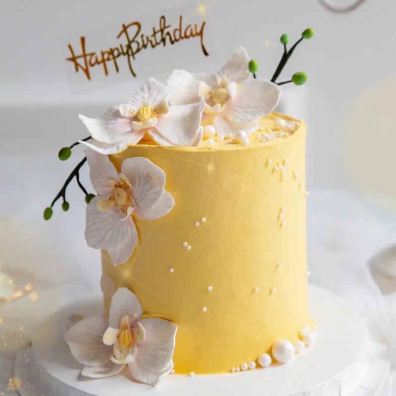 Силиконовая форма для мастики - Набор лепестков и листьев, пищевая, для тиснения на дереве и цветах.